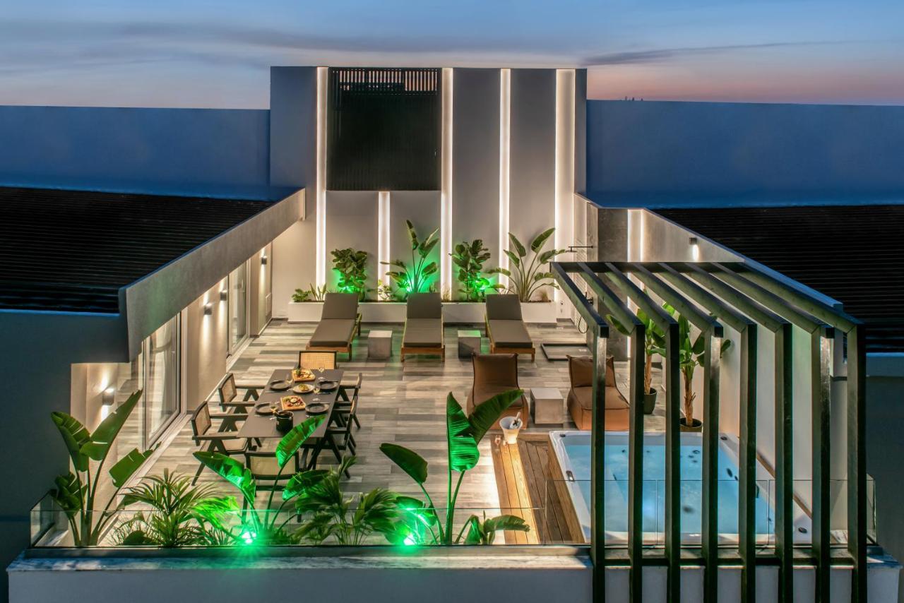 Maison Aqua Suite With Private Mini Pool Jacuzzi Hersonissos  Exteriér fotografie